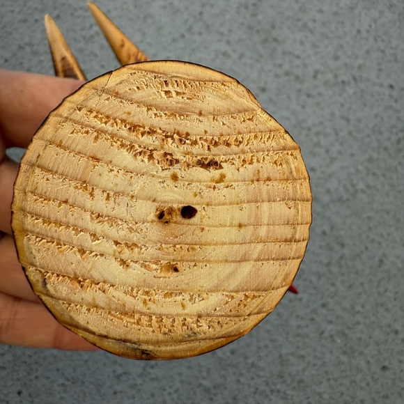 Mid Century Style Crane Family Hand Crafted Wooden Cryptomeria Birds - Picture 4 of 7